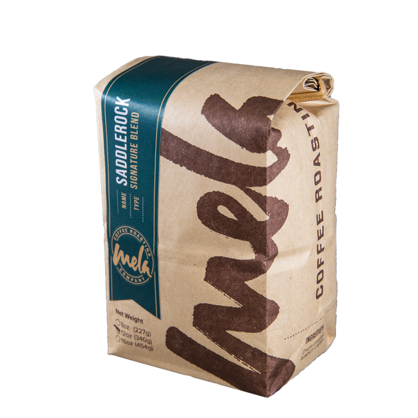 Saddlerock Signature Blend Bag of Whole Bean Mela Coffee